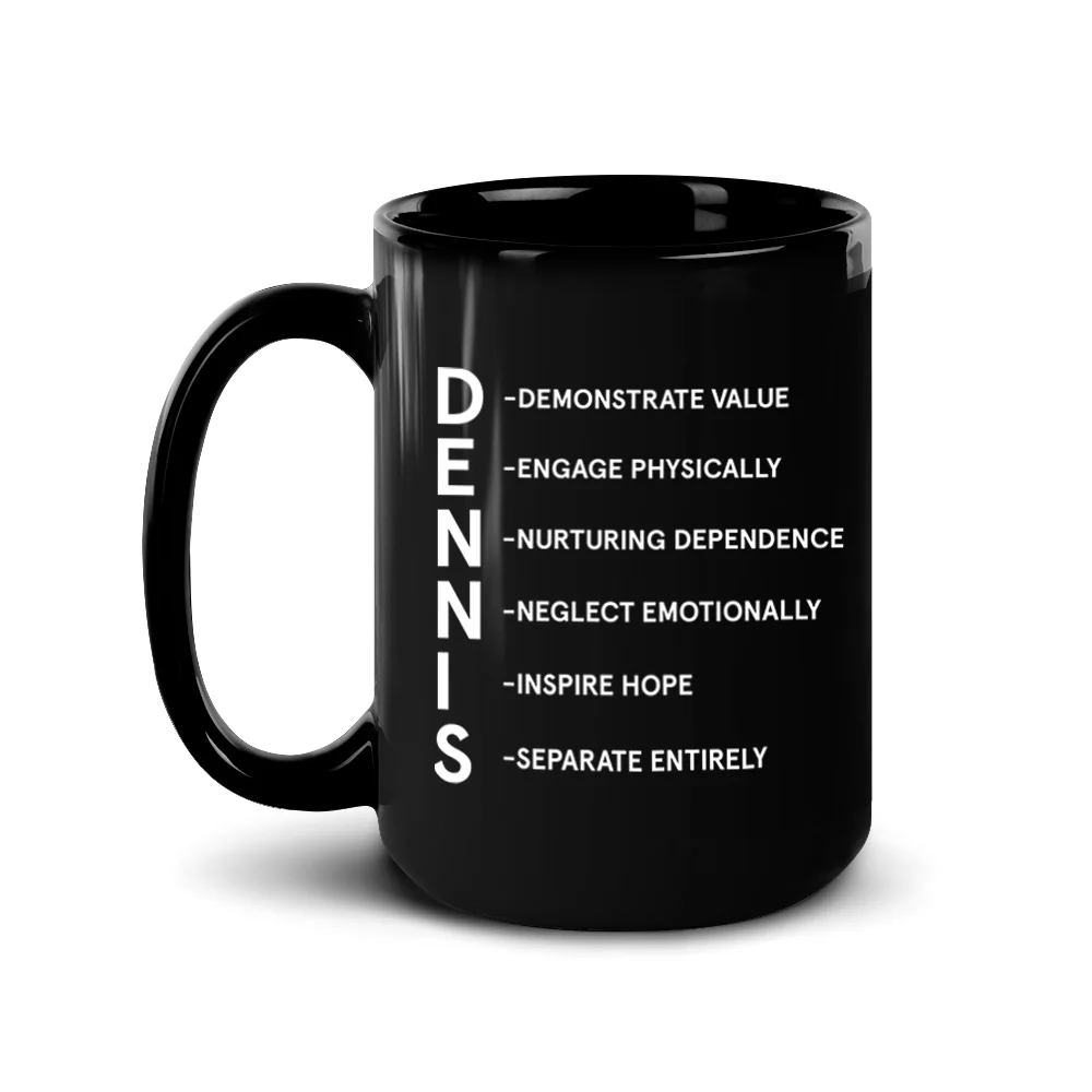 It's Always Sunny in Philadelphia Dennis System Black Mug - Image 4
