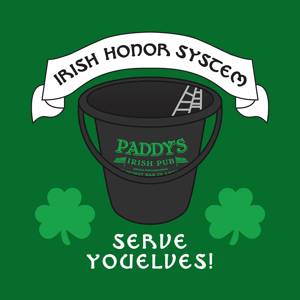 It's Always Sunny in Philadelphia Irish Honor System Premium Tote Bag - Image 3
