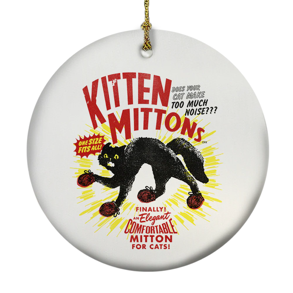 It's Always Sunny in Philadelphia Kitten Mittons Double-Sided Ornament - Image 3