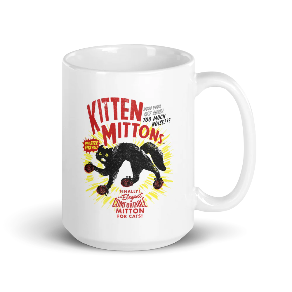 It's Always Sunny in Philadelphia Kitten Mittons White Mug - Image 5