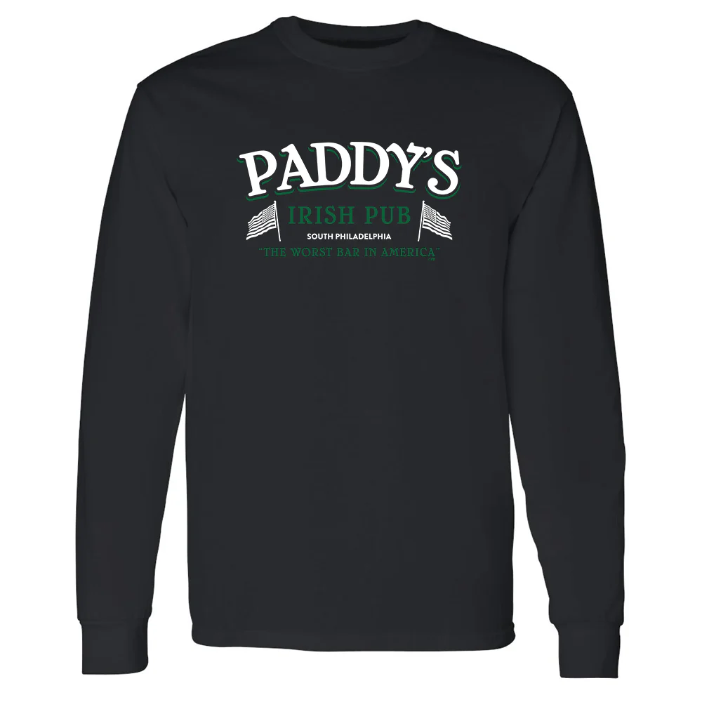 It's Always Sunny in Philadelphia Paddy's Pub Long Sleeve T-Shirt - Image 3