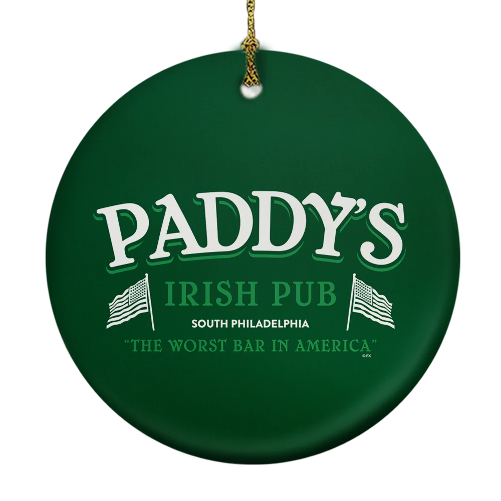 It's Always Sunny in Philadelphia Paddy's Pub Double-Sided Ornament - Image 3