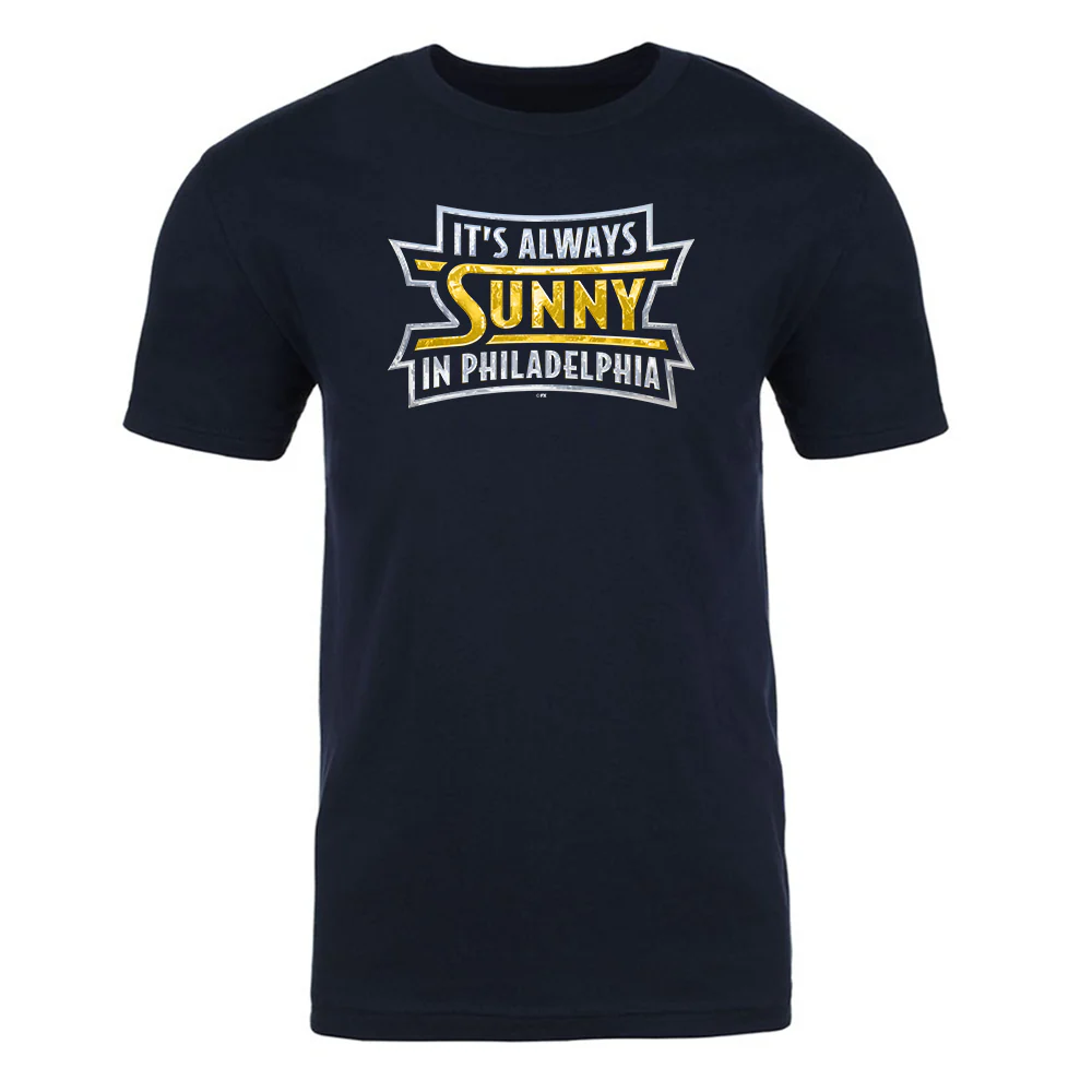 It's Always Sunny in Philadelphia Season 14 Logo Adult Short Sleeve T-Shirt - Image 4