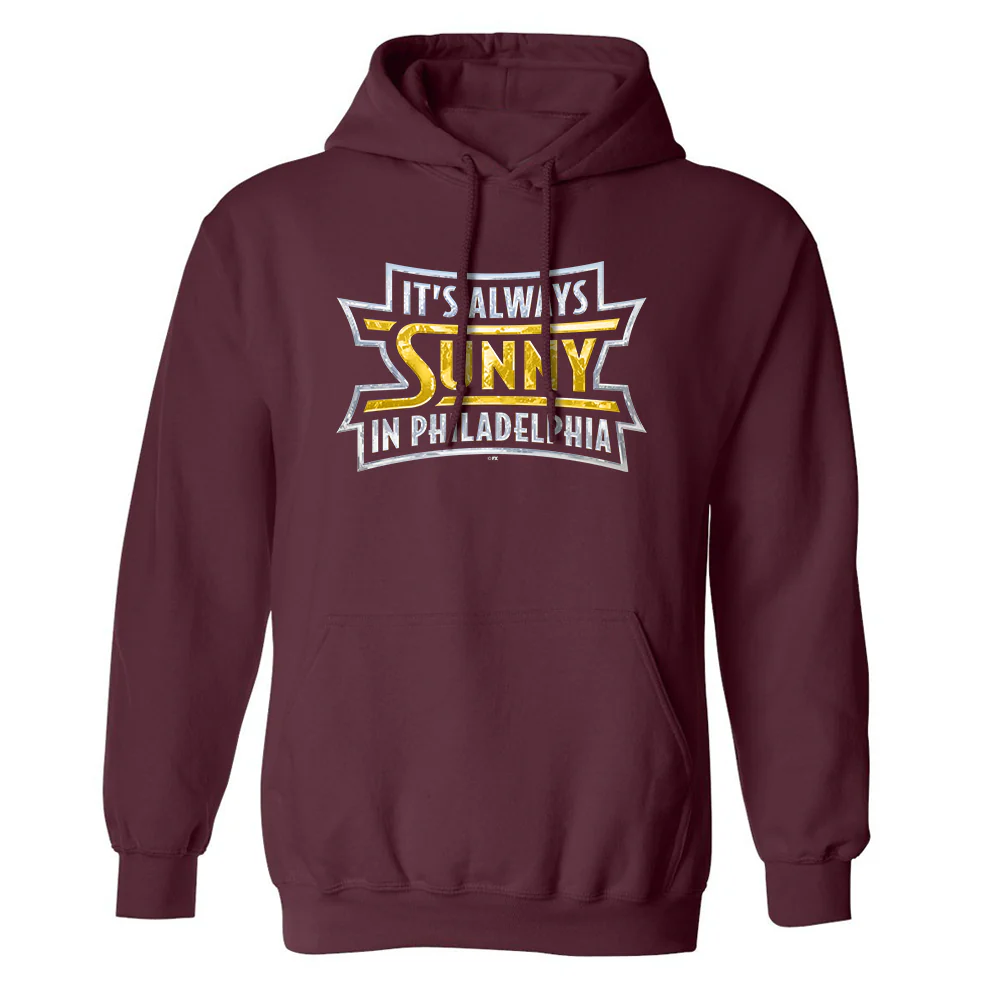 It's Always Sunny in Philadelphia Season 14 Logo Fleece Hooded Sweatshirt - Image 4