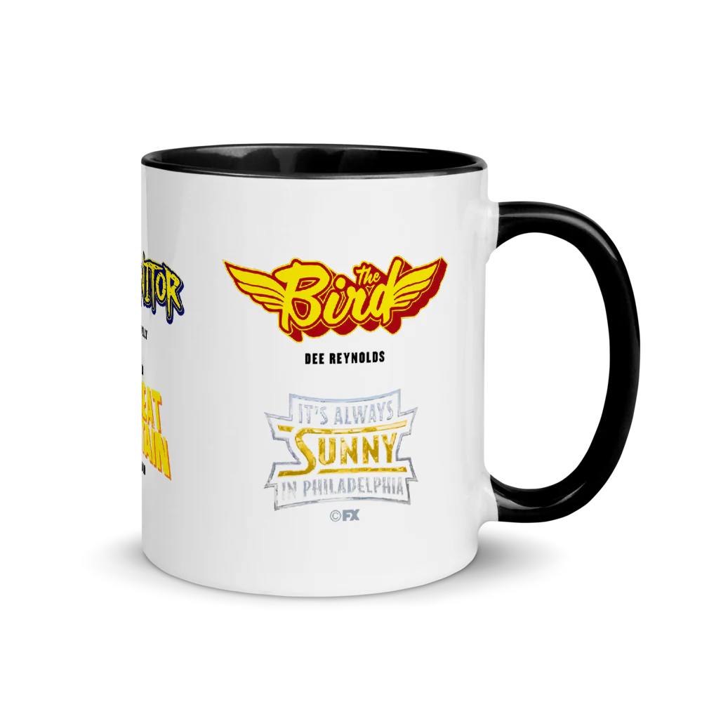 It's Always Sunny in Philadelphia Season 14 Wrestling Names Two-Tone Mug - Image 3
