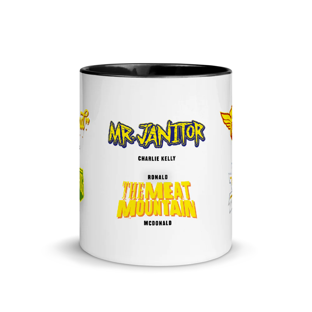 It's Always Sunny in Philadelphia Season 14 Wrestling Names Two-Tone Mug - Image 4