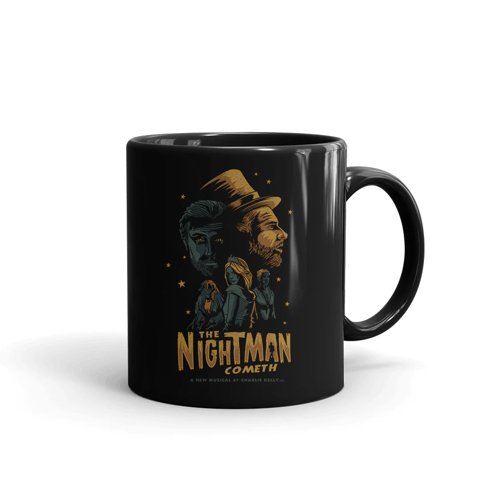 It's Always Sunny in Philadelphia The Nightman Cometh Black Mug - Image 3
