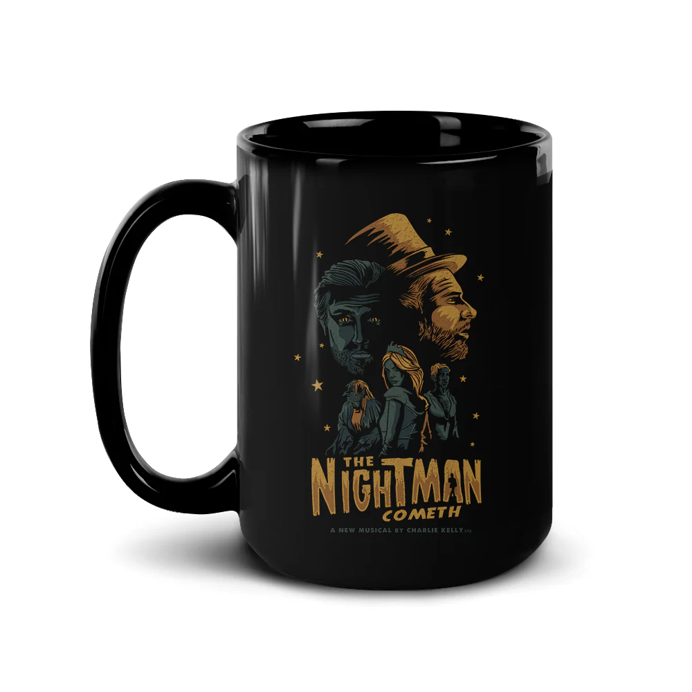 It's Always Sunny in Philadelphia The Nightman Cometh Black Mug - Image 4