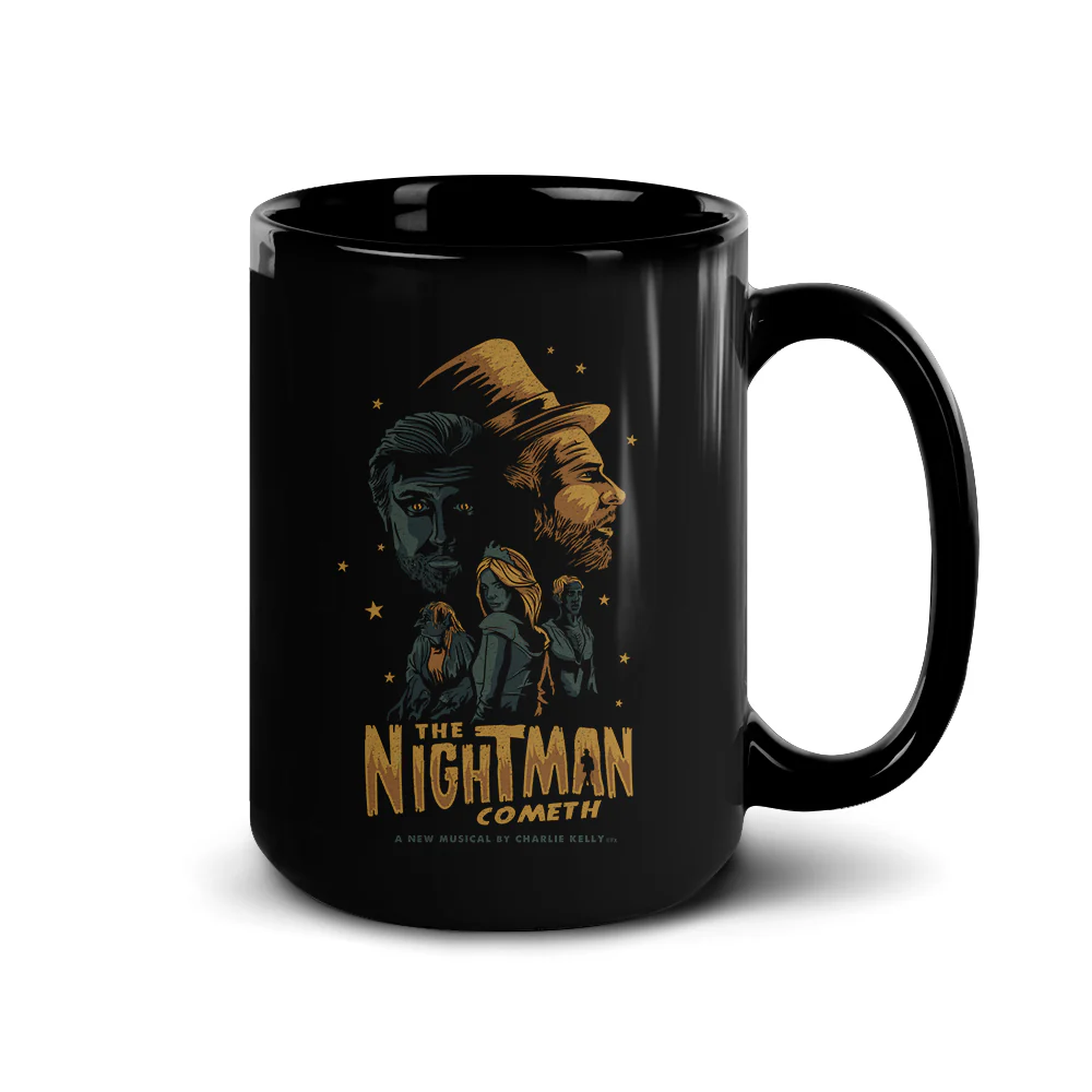 It's Always Sunny in Philadelphia The Nightman Cometh Black Mug - Image 5