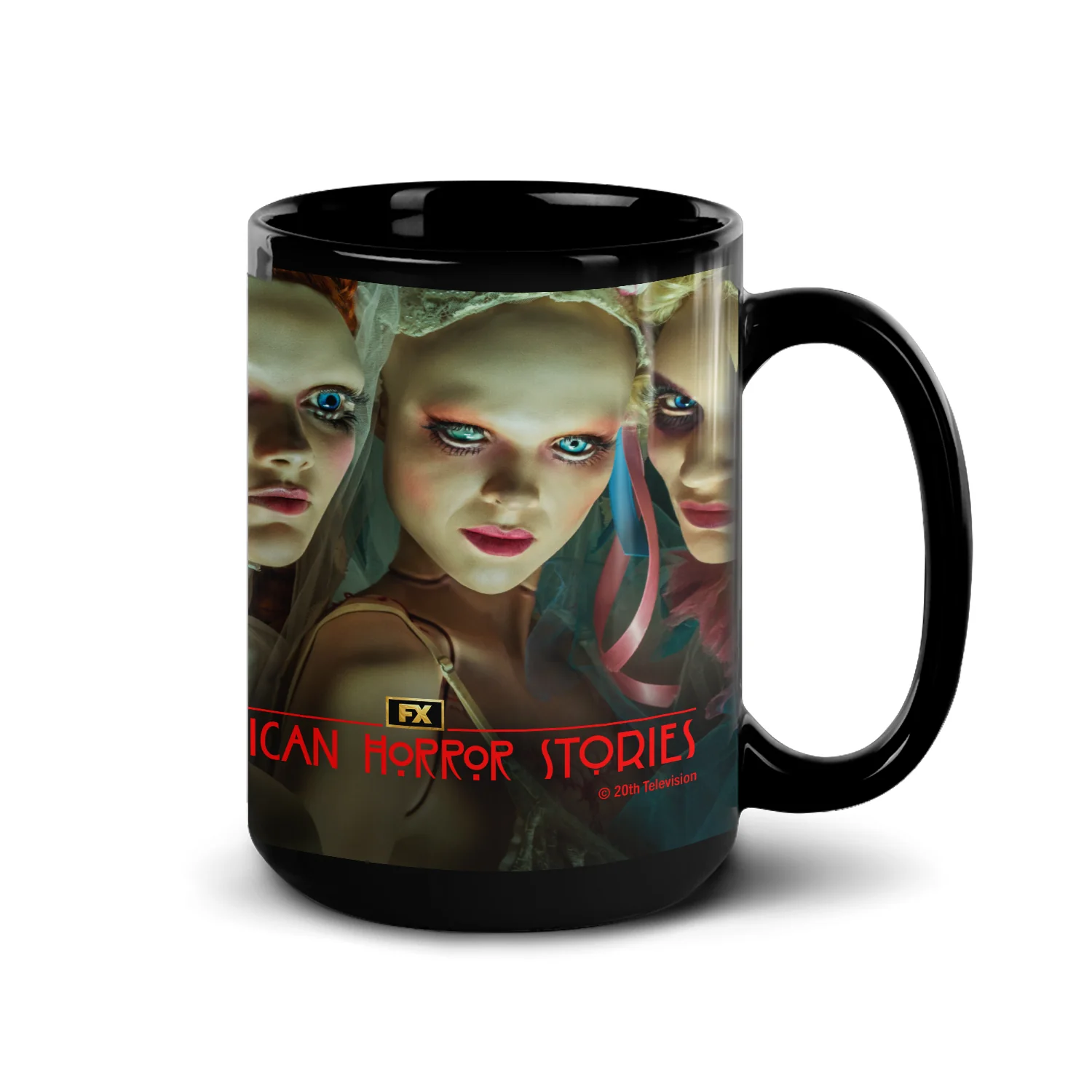 American Horror Stories Season 2 Key Art Black Mug - Image 7