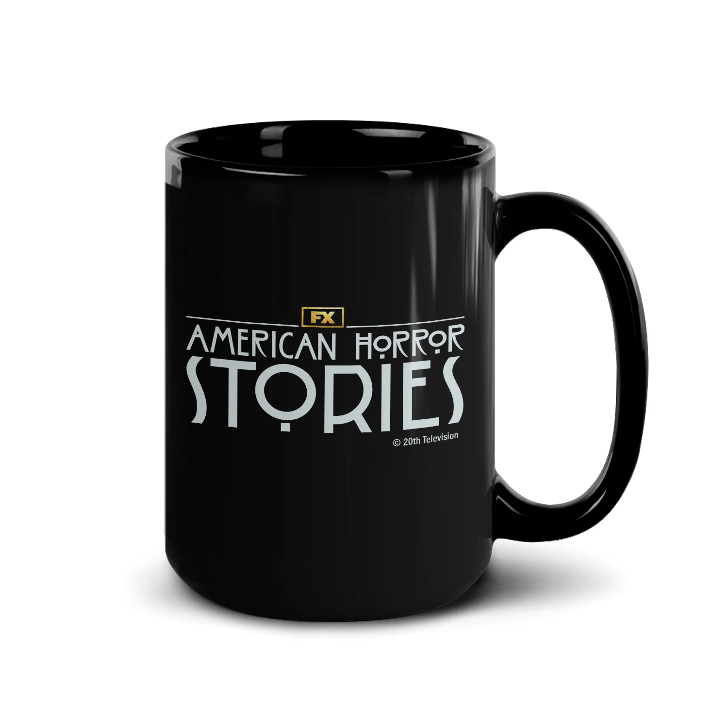 American Horror Stories Stacked Logo Black Mug - Image 7