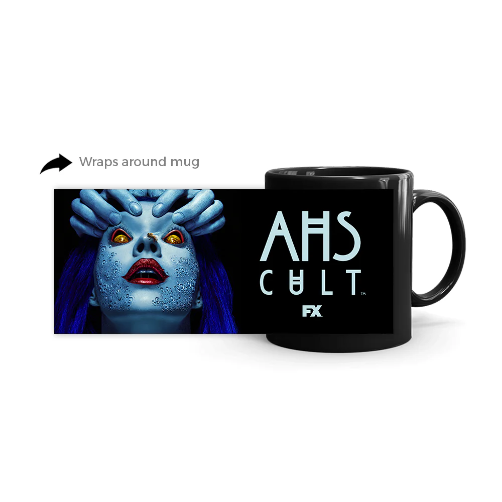 American Horror Story Cult Art Black Mug - Image 3