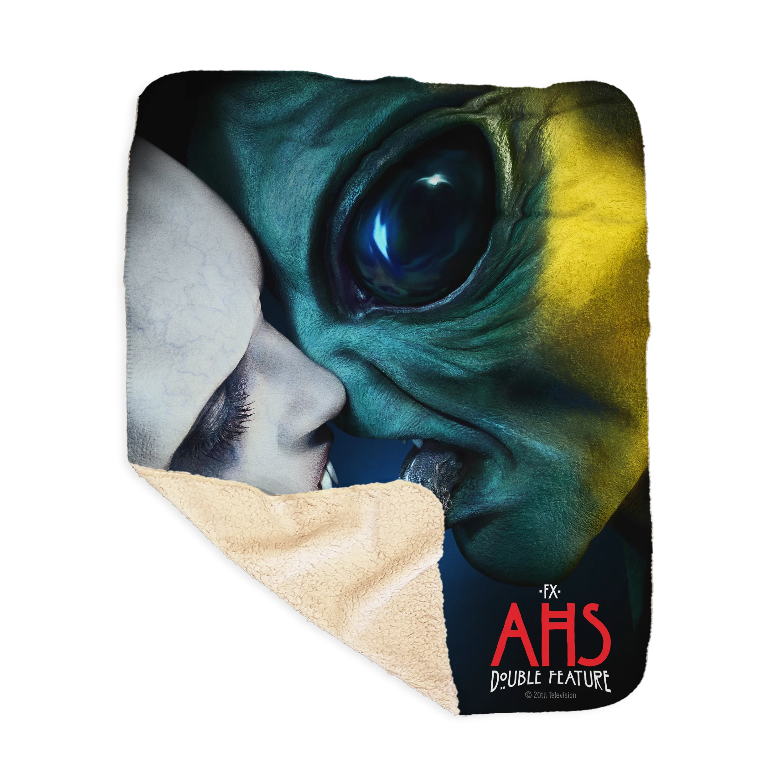American Horror Story Double Feature Key Art Sherpa Blanket - Image 3