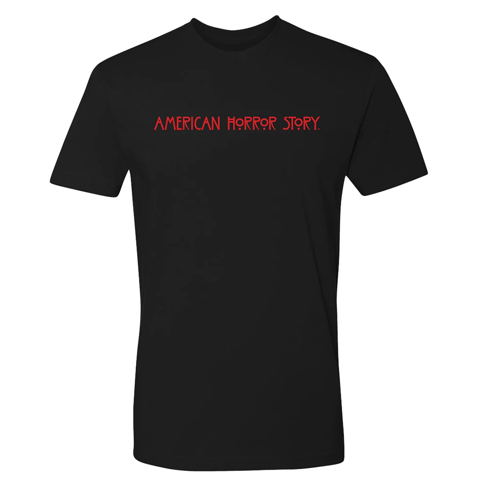 American Horror Story Horizontal Logo Adult Short Sleeve T-Shirt - Image 3