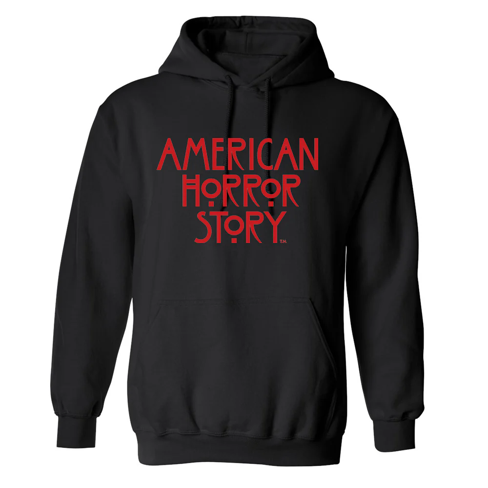American Horror Story Stacked Logo Fleece Hooded Sweatshirt
