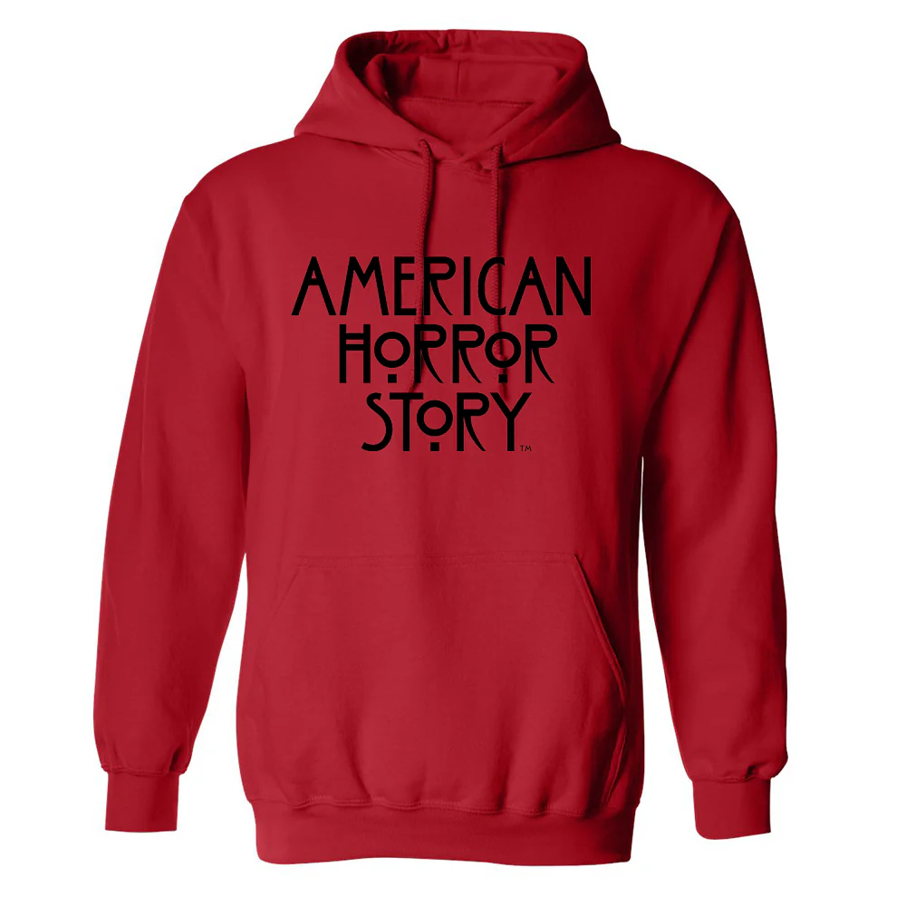 American Horror Story Stacked Logo Fleece Hooded Sweatshirt - Image 2