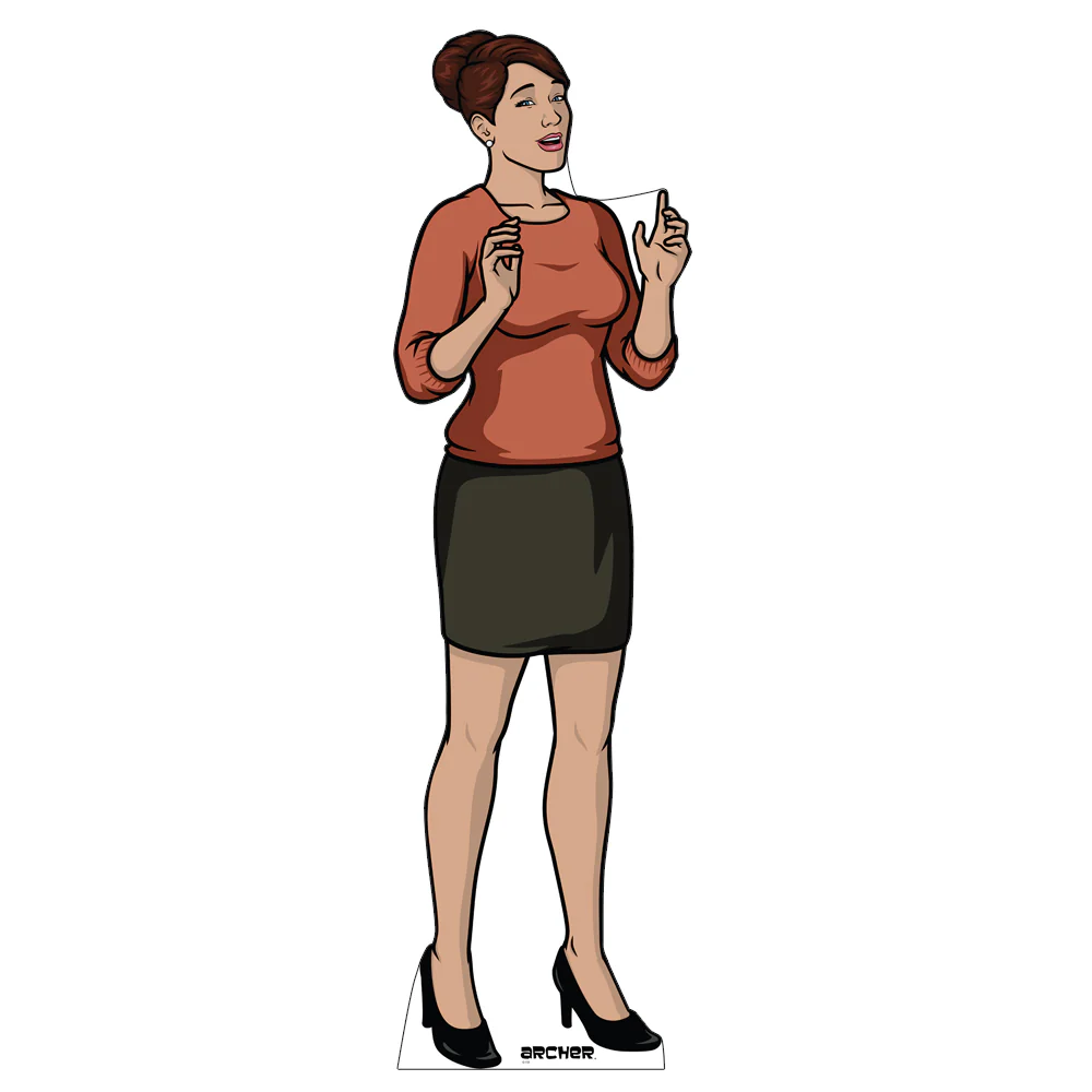 Archer Cheryl Tunt Cardboard Cutout Standee