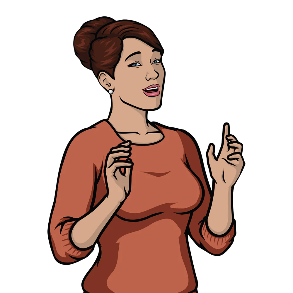 Archer Cheryl Tunt Cardboard Cutout Standee - Image 2