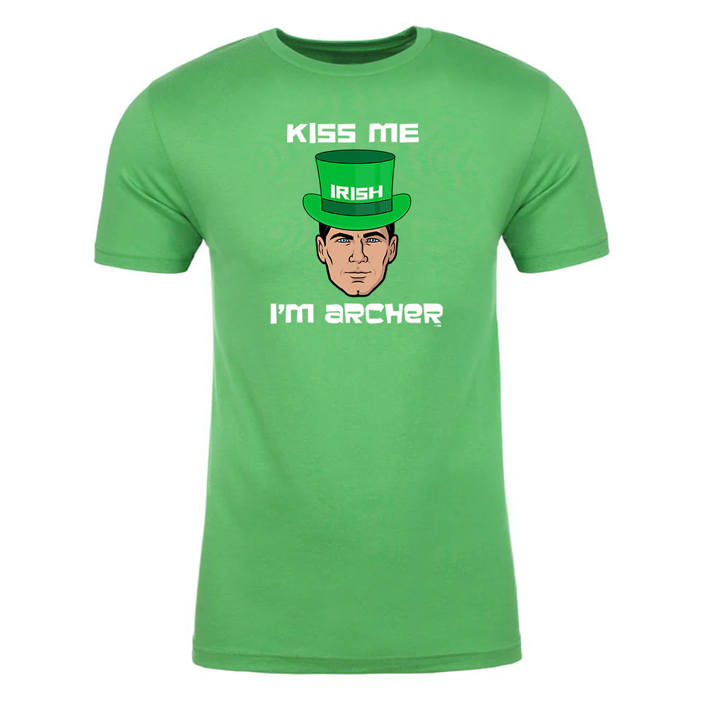 Archer Kiss Me I'm Archer Adult Short Sleeve T-Shirt