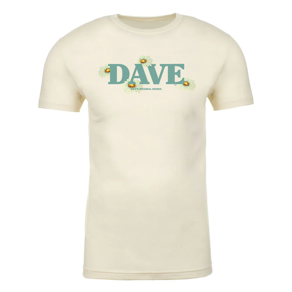 DAVE Flower Logo Adult Short Sleeve T-Shirt - Image 4