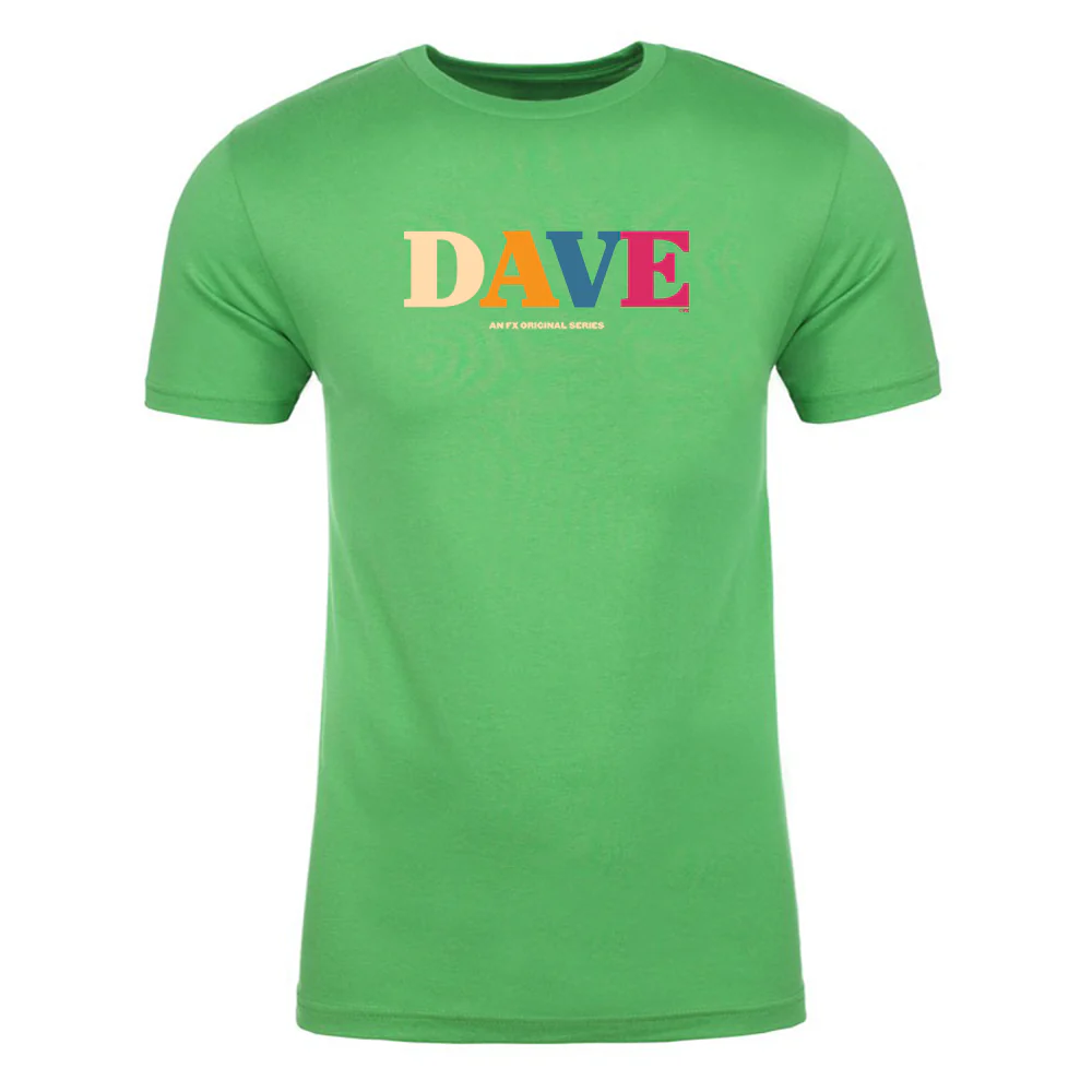 DAVE Multicolor Logo Adult Short Sleeve T-Shirt - Image 3