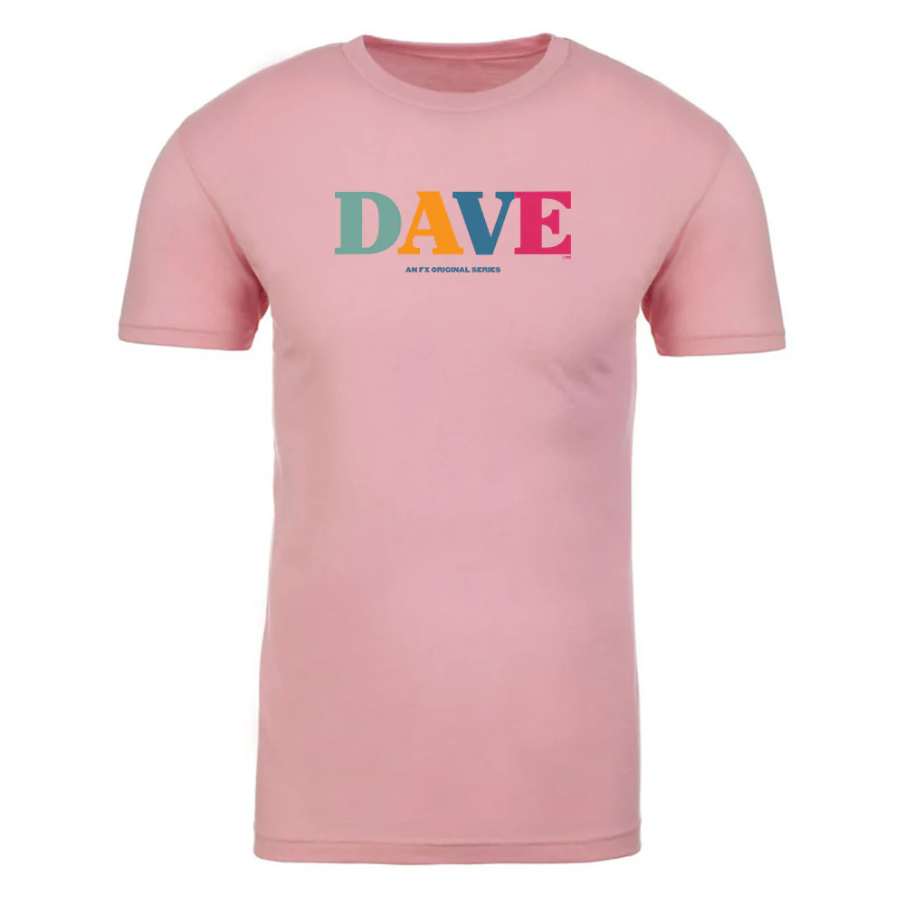 DAVE Multicolor Logo Adult Short Sleeve T-Shirt - Image 4