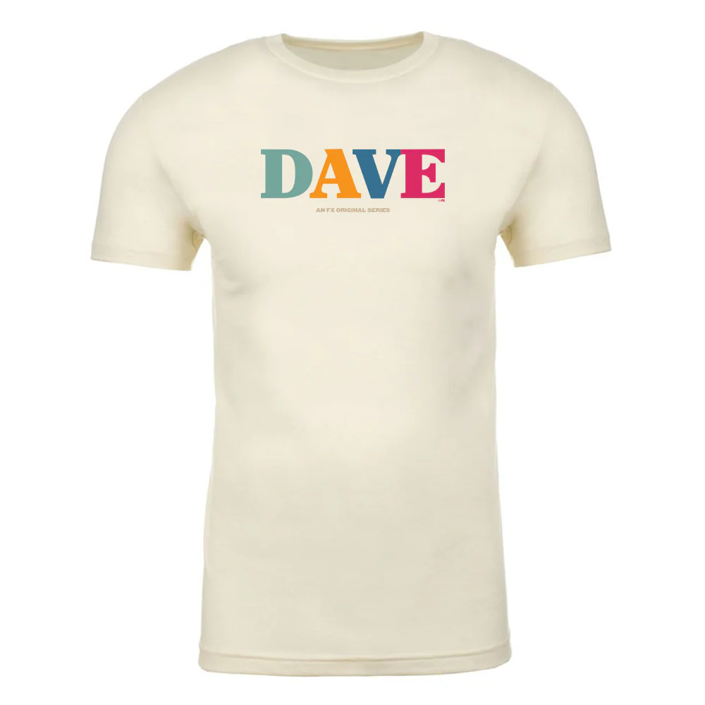 DAVE Multicolor Logo Adult Short Sleeve T-Shirt - Image 5