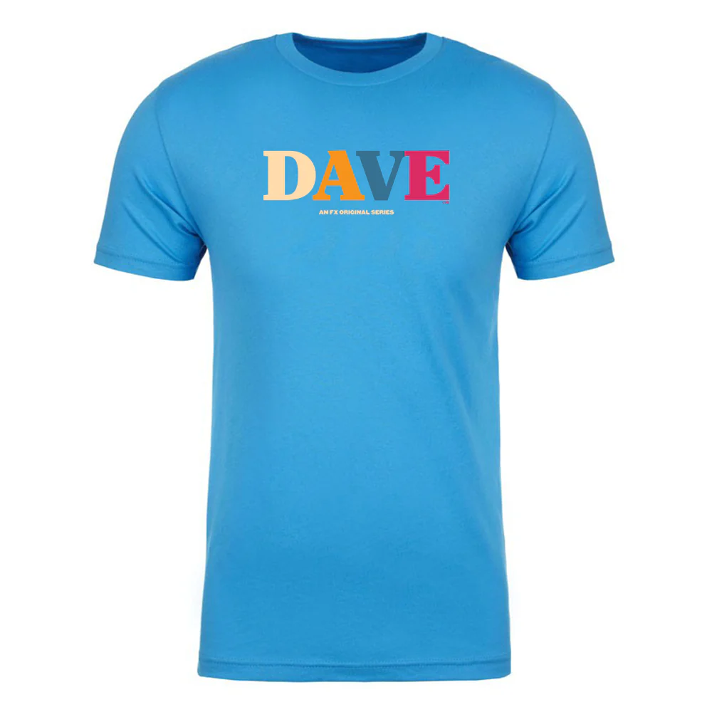DAVE Multicolor Logo Adult Short Sleeve T-Shirt - Image 6