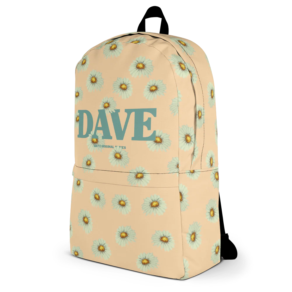 DAVE Flower Logo All-Over Print Backpack - Image 3