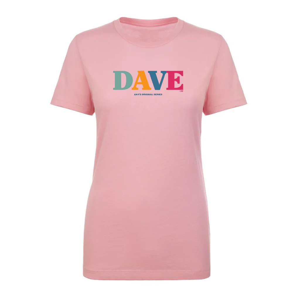 DAVE Multicolor Logo Women's Short Sleeve T-Shirt - Image 3