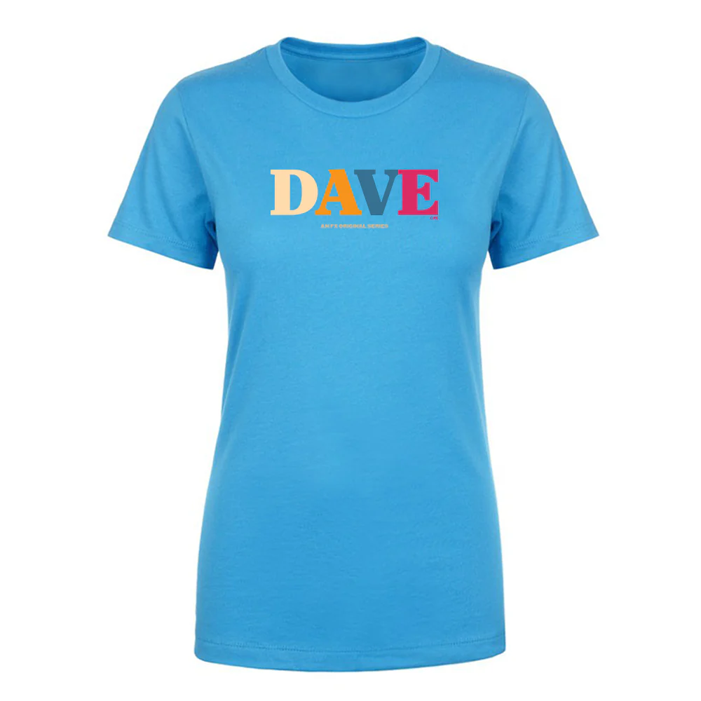 DAVE Multicolor Logo Women's Short Sleeve T-Shirt - Image 4