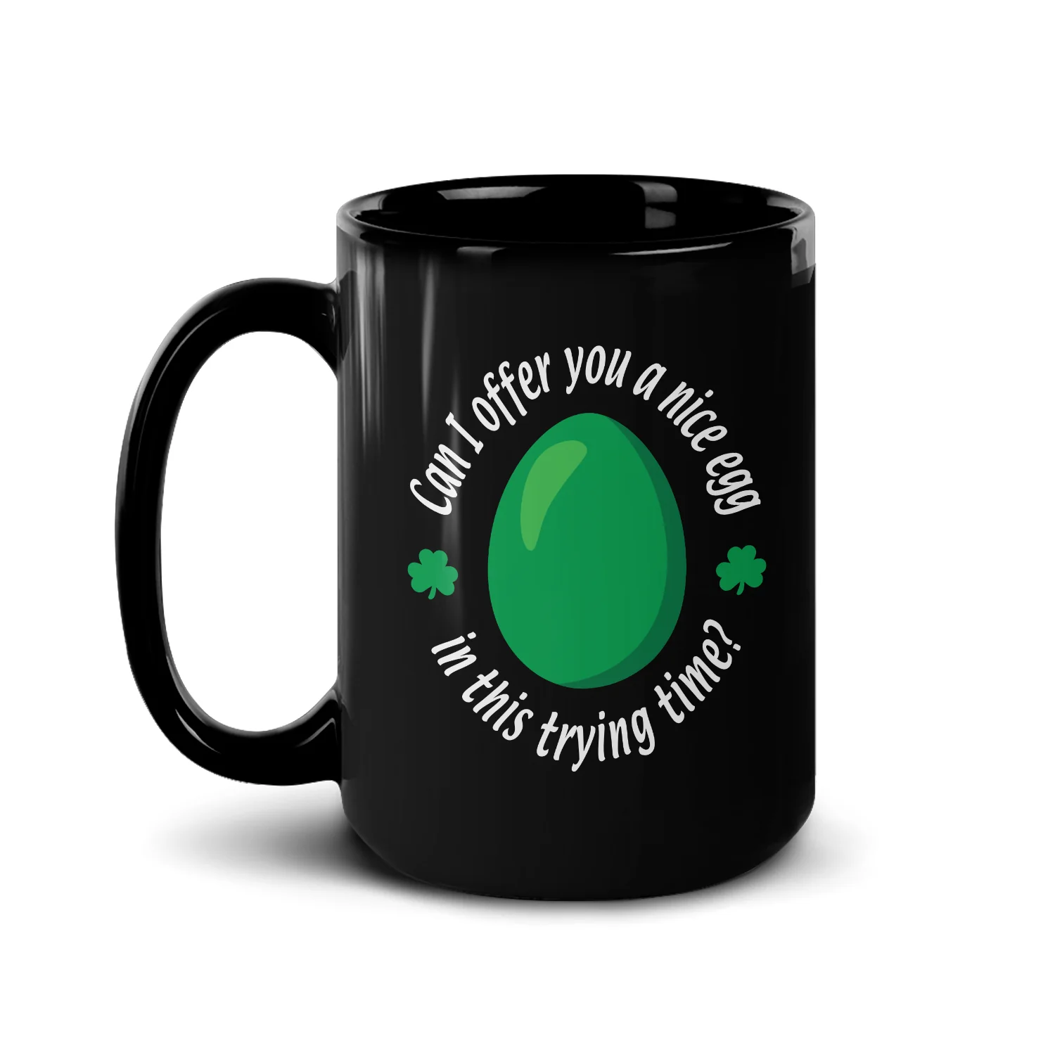 It's Always Sunny in Philadelphia Nice Egg Black Mug - Image 4