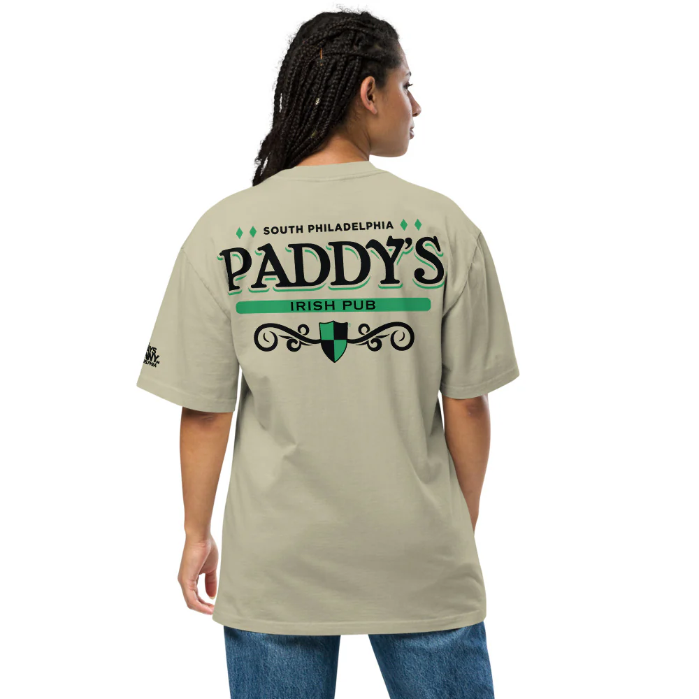 It's Always Sunny in Philadelphia Paddy's Pub Oversized T-shirt - Image 3
