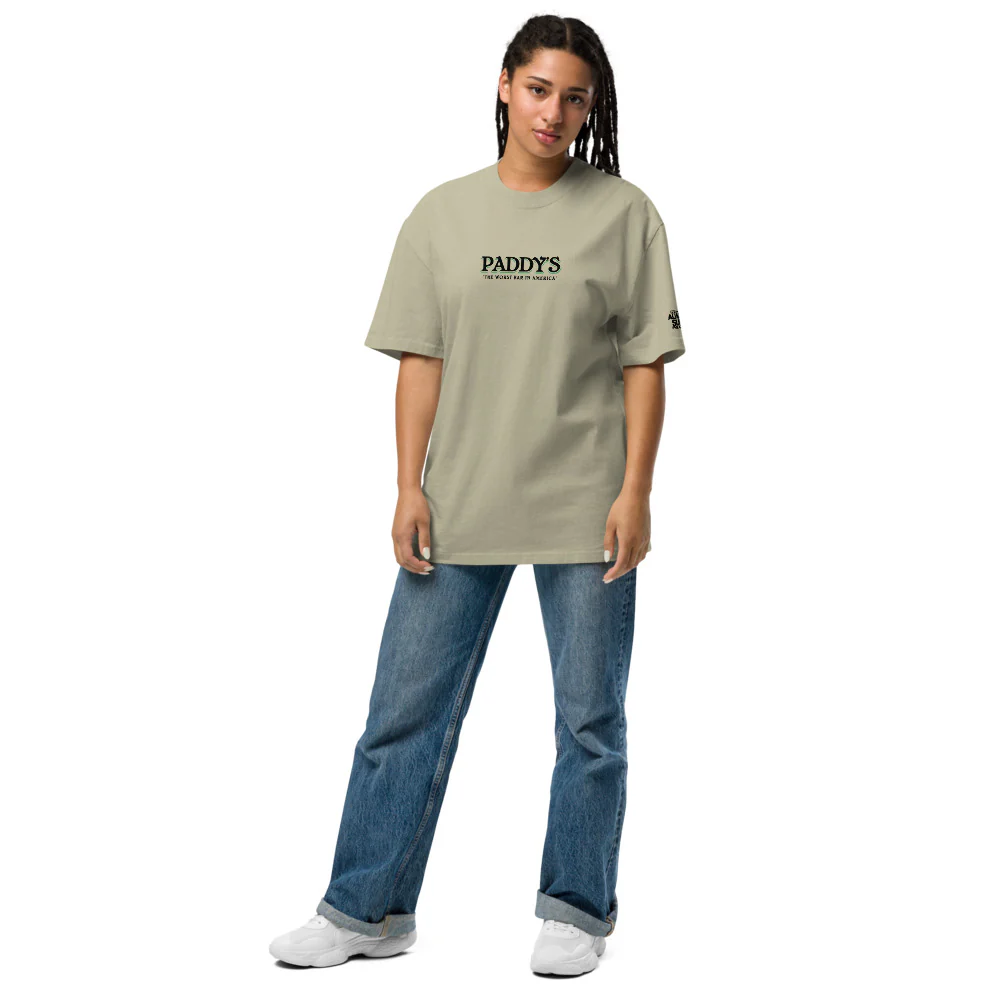 It's Always Sunny in Philadelphia Paddy's Pub Oversized T-shirt - Image 4