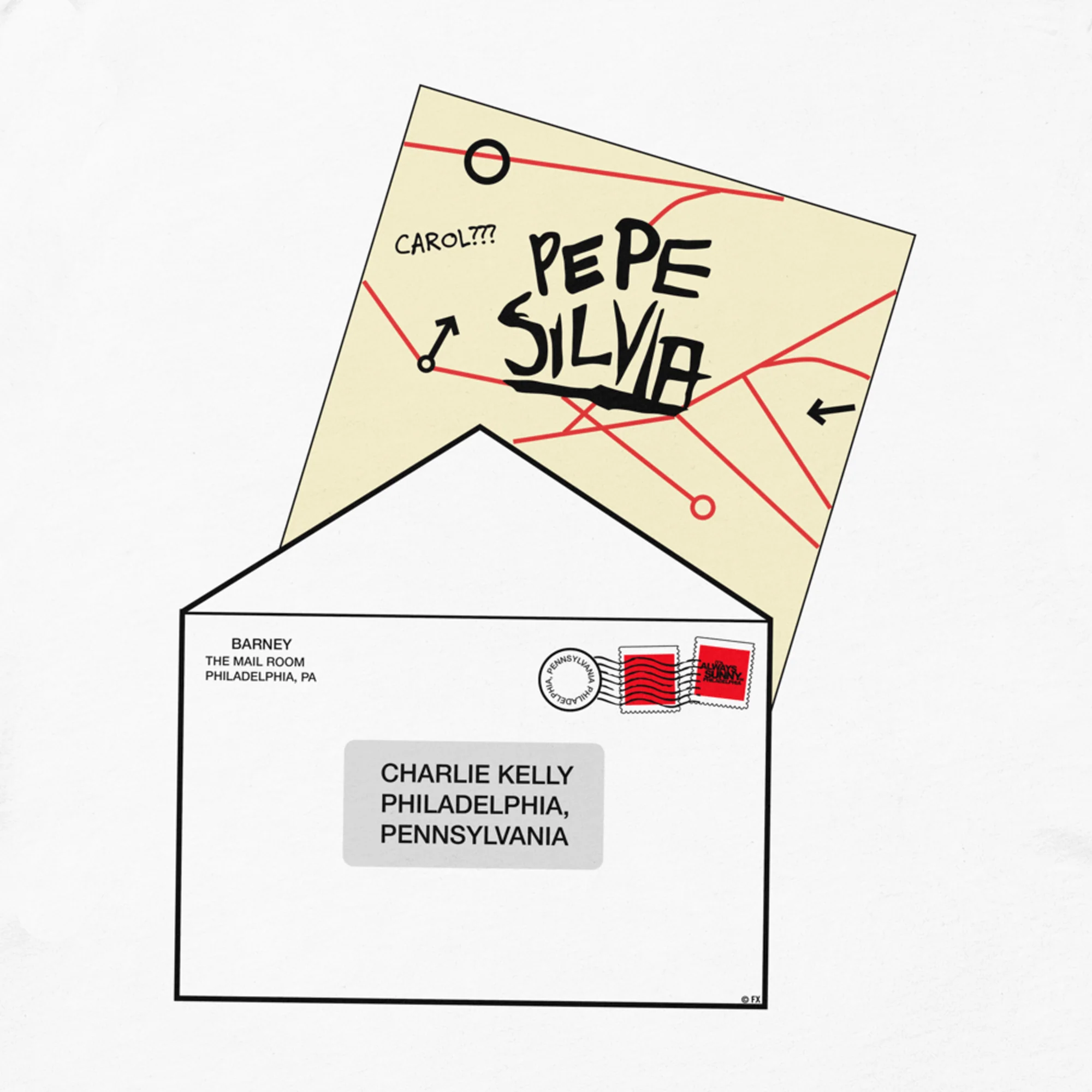 It's Always Sunny in Philadelphia Pepe Silvia T-shirt - Image 3