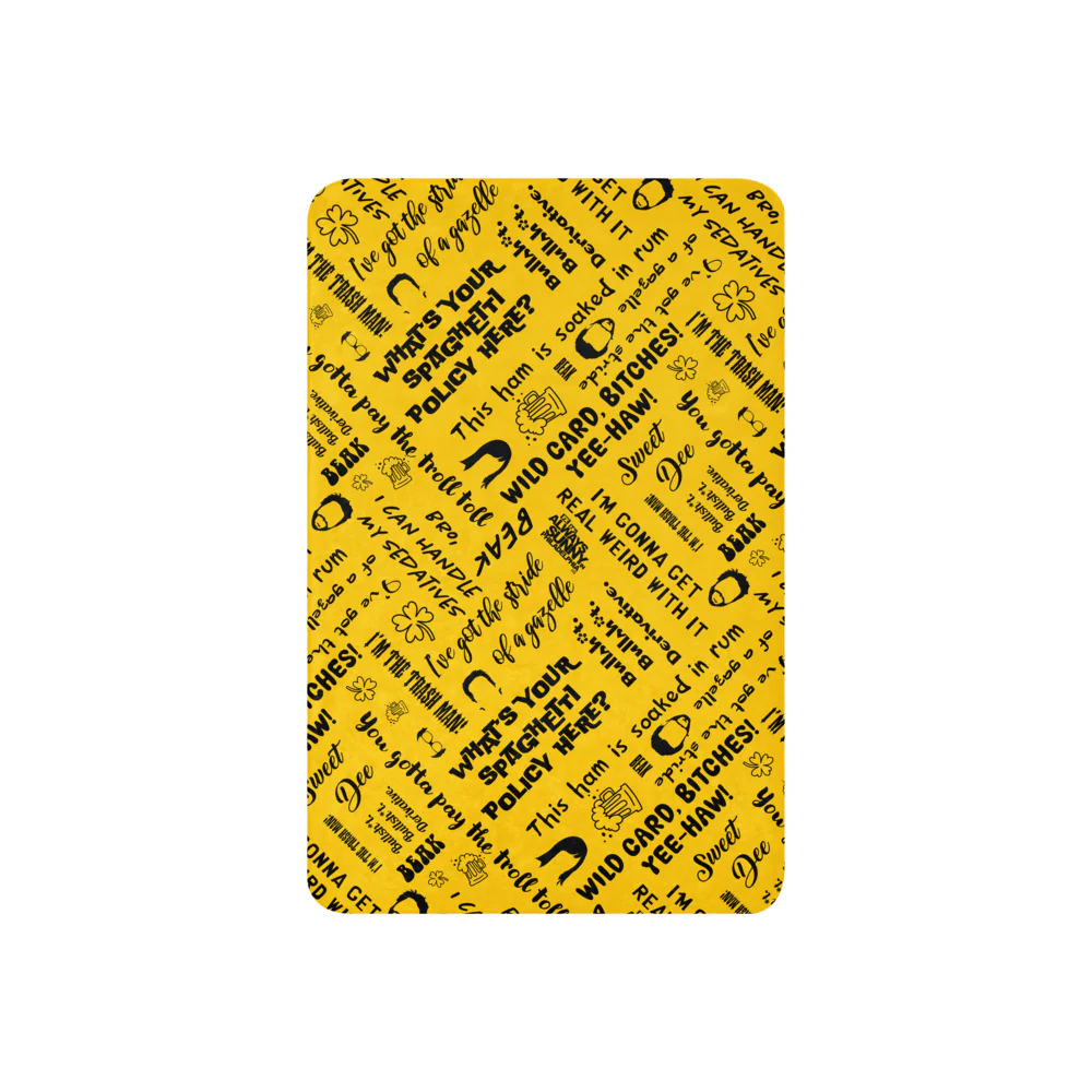 It's Always Sunny in Philadelphia Quotes Sherpa Blanket