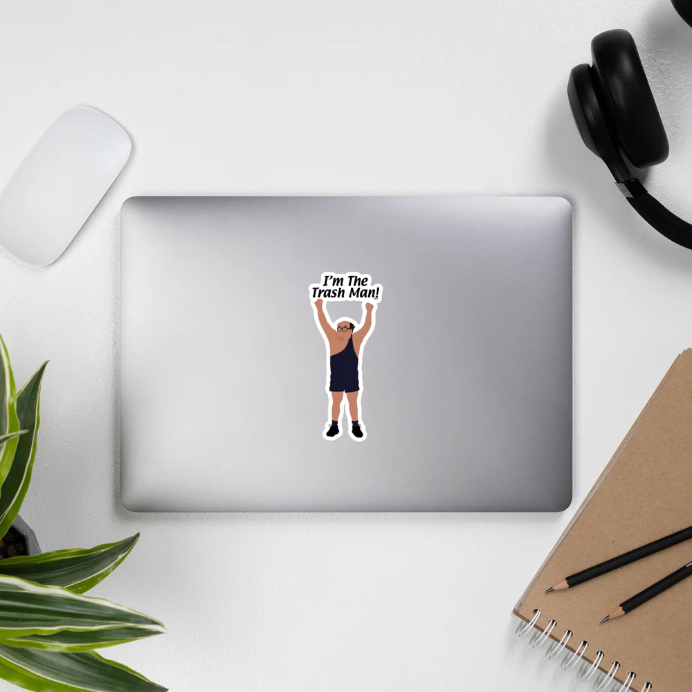 It's Always Sunny in Philadelphia Trashman Die Cut Sticker