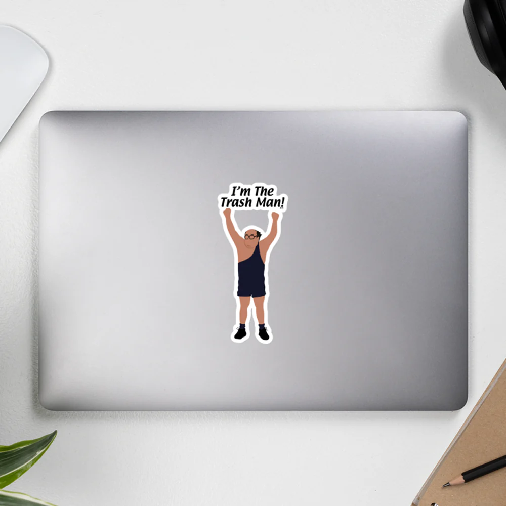 It's Always Sunny in Philadelphia Trashman Die Cut Sticker - Image 2