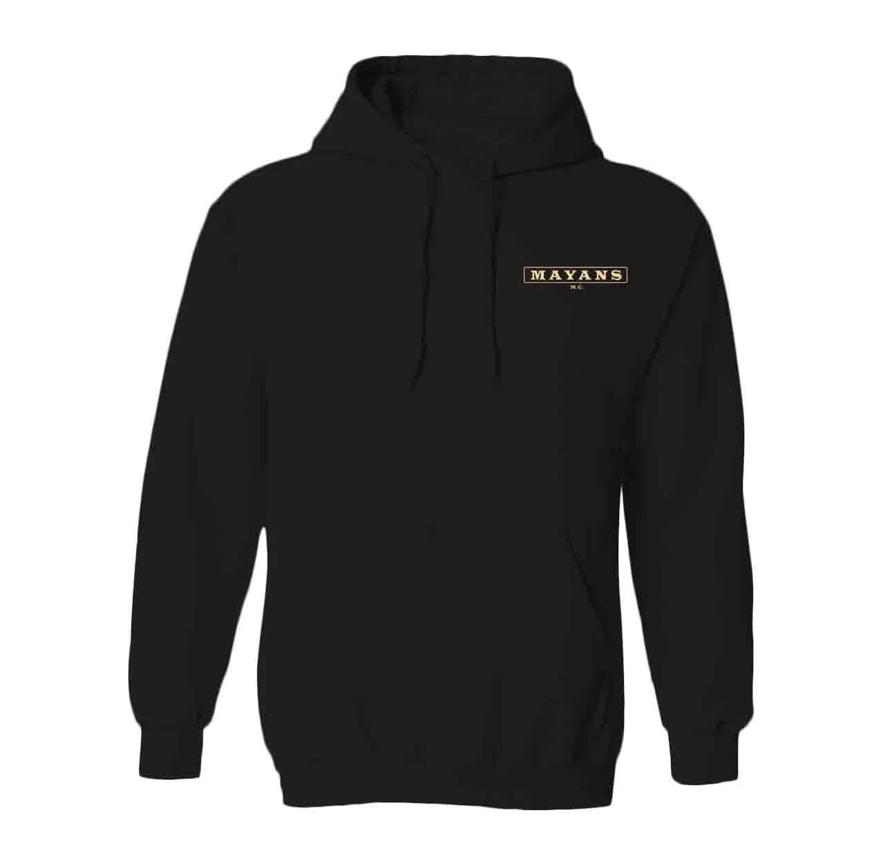 Mayans M.C. Emblem  Fleece Hooded Sweatshirt - Image 2