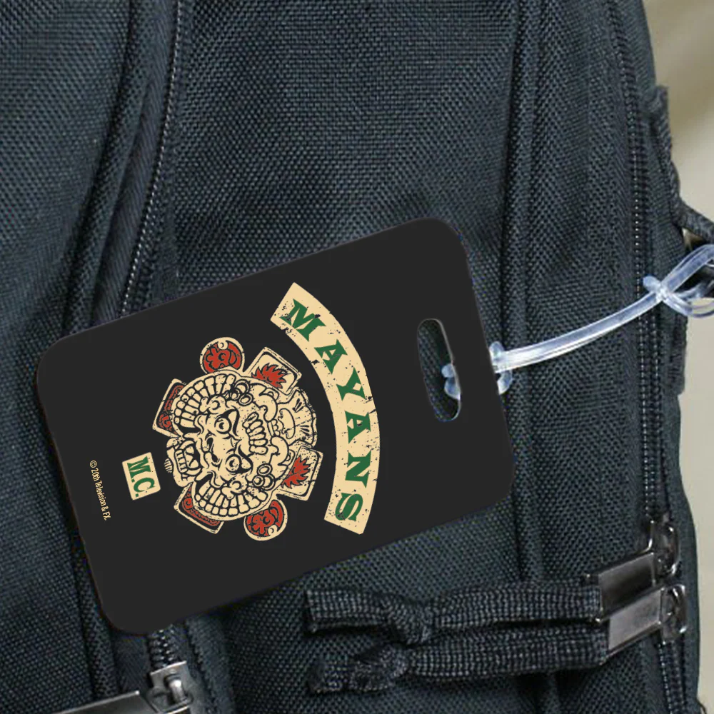 Mayans M.C. Emblem Personalized Double-Sided Luggage Tag