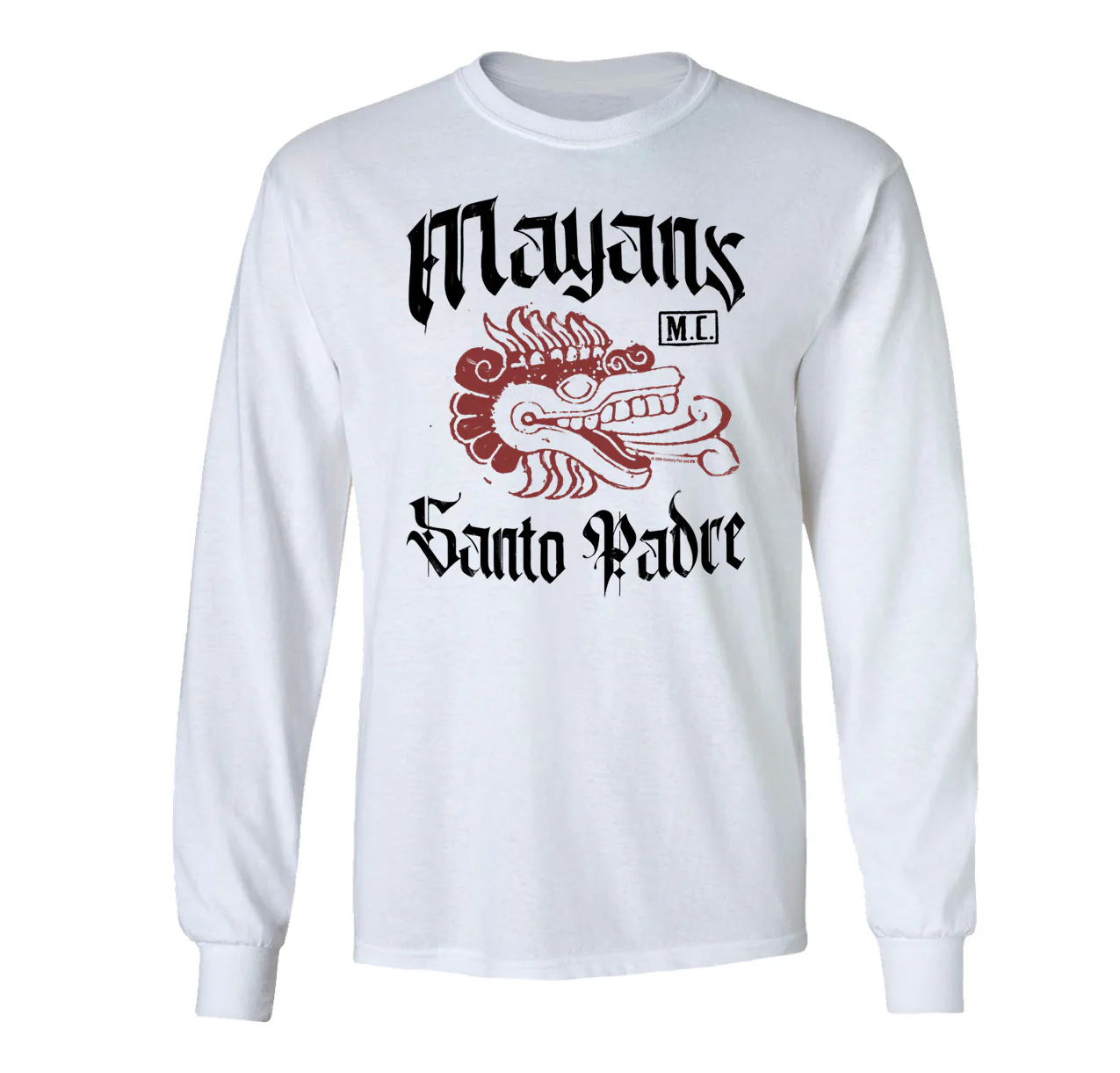 Mayans M.C. Santo Padre Snake Head Adult Long Sleeve T-Shirt