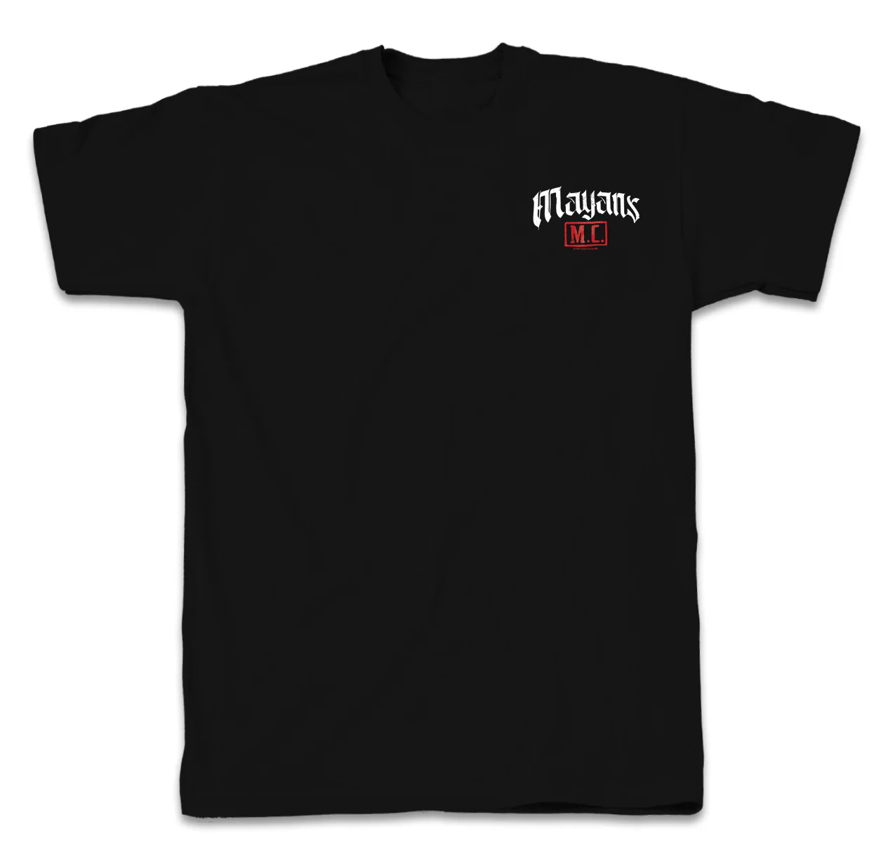 Mayans  M.C. Santo Padre Snake Head Southern Cali Adult Short Sleeve T-Shirt - Image 2