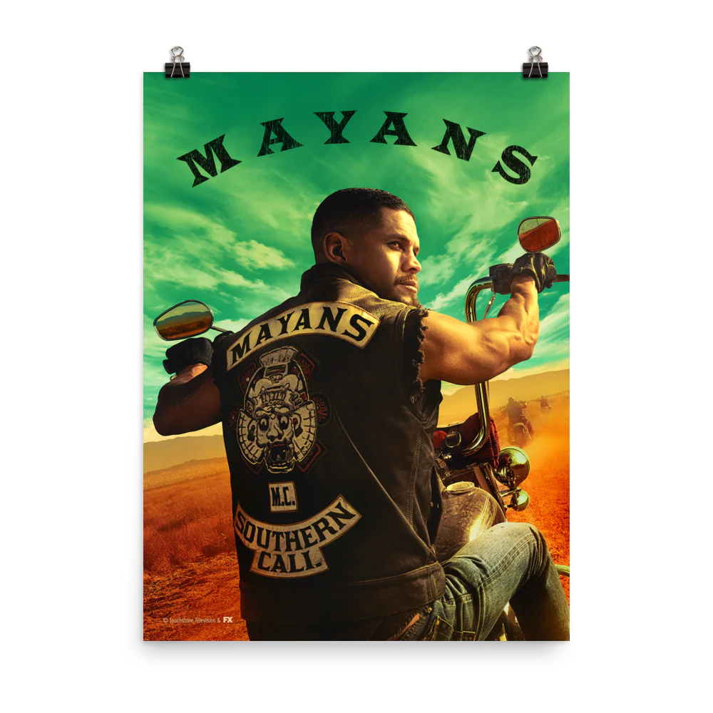 Mayans M.C. Season 3 Arm Key Art Premium Satin Poster