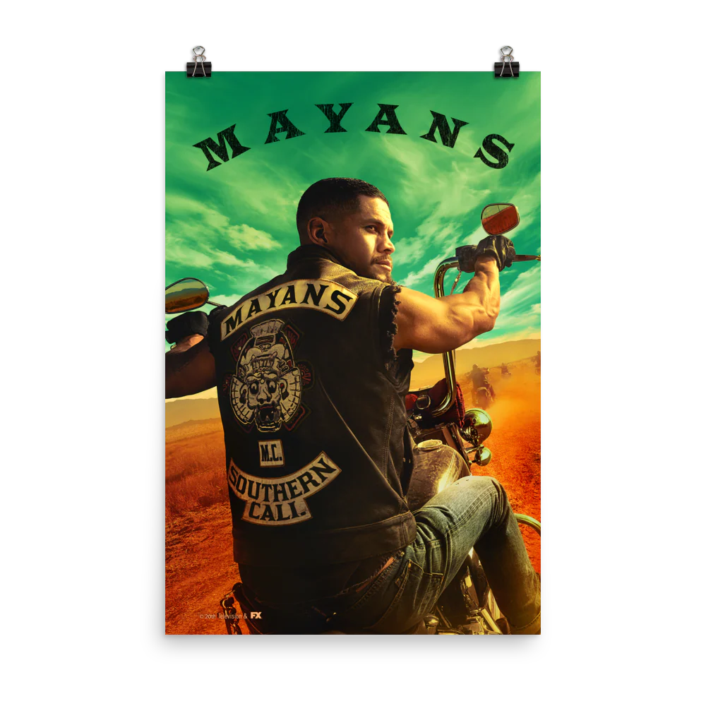 Mayans M.C. Season 3 Arm Key Art Premium Satin Poster - Image 2