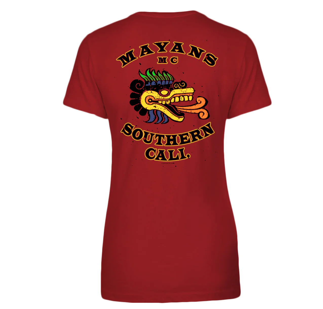 Mayans M.C. Southern Cali Women's Short Sleeve T-Shirt - Image 3