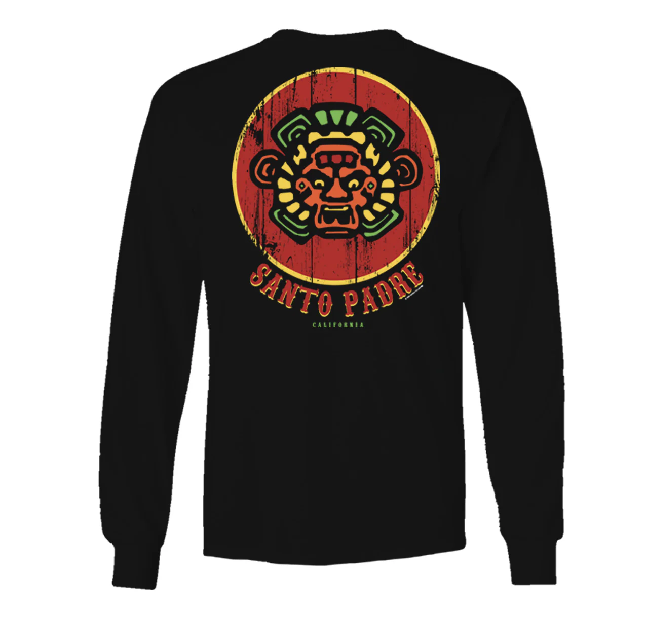 Mayans M.C. Statue Santo Padre Adult Long Sleeve T-Shirt - Image 2