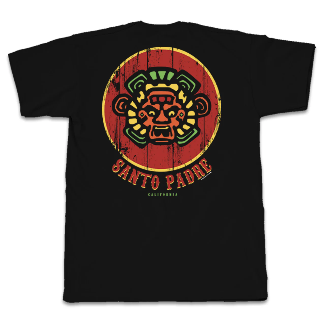 Mayans M.C. Statue Santo Padre Adult Short Sleeve T-Shirt - Image 2