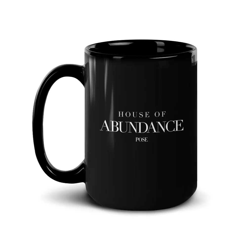 POSE House of Abundance Black Mug - Image 4