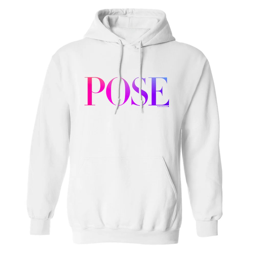 POSE Rainbow Logo Fleece Hooded Sweatshirt
