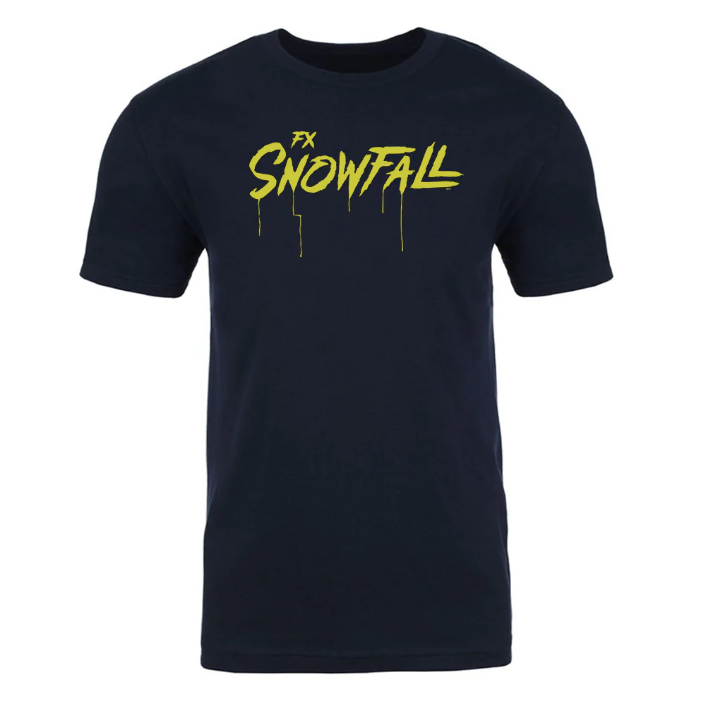 Snowfall Drip Logo Adult Short Sleeve T-Shirt